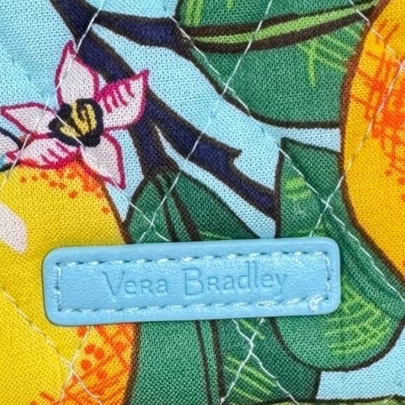 Vera Bradley Lemon Grove RFID Tech Wristlet NWT  -  Travel Wallet / Clutch - Picture 2 of 7